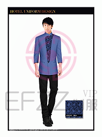 酒店中餐服務(wù)員制服設(shè)計(jì)1544