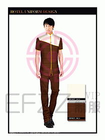 酒店中餐服務(wù)員制服設(shè)計(jì)1543