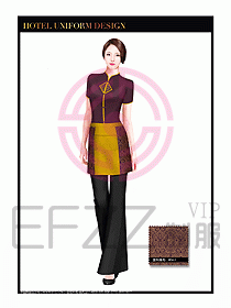 酒店中餐服務(wù)員制服設(shè)計(jì)1559