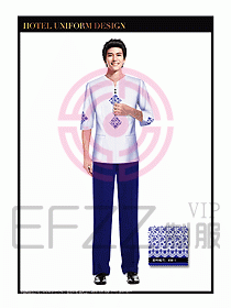 酒店中餐服務(wù)員制服設(shè)計(jì)1564