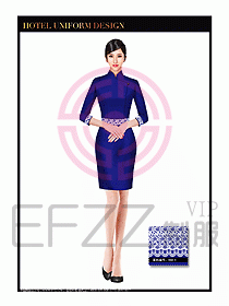 酒店中餐服務(wù)員制服設(shè)計(jì)1566