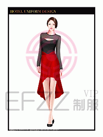 夜總會(huì)KTV服務(wù)員制服設(shè)計(jì)圖560