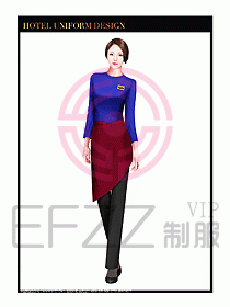 夜總會KTV服務(wù)員制服設(shè)計(jì)圖557