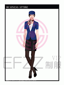 職業(yè)裝空姐服制服設(shè)計圖664