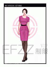 職業(yè)裝空姐服制服設(shè)計圖678