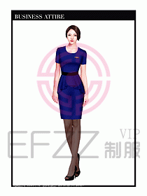 職業(yè)裝空姐服制服設(shè)計(jì)圖679