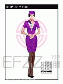 職業(yè)裝空姐服制服設(shè)計圖681