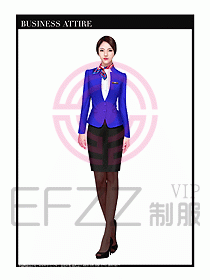 職業(yè)裝空姐服制服設(shè)計(jì)圖690