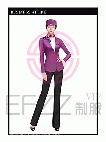 職業(yè)裝空姐服制服設(shè)計圖699