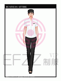 職業(yè)裝空姐服制服設計圖708