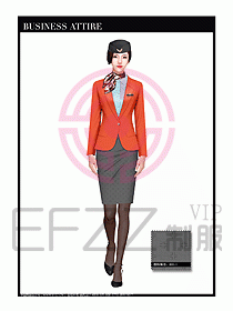 職業(yè)裝空姐服制服設(shè)計(jì)圖711