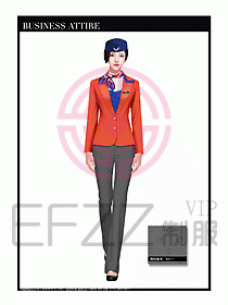 職業(yè)裝空姐服制服設(shè)計(jì)圖716