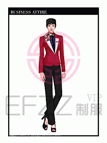 職業(yè)裝空姐服制服設(shè)計圖724