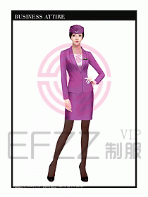 職業(yè)裝空姐服制服設(shè)計圖723
