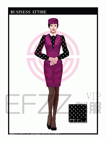 職業(yè)裝空姐服制服設(shè)計(jì)圖726