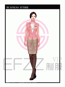 職業(yè)裝空姐服制服設(shè)計(jì)圖733