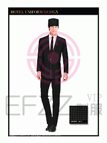 酒店門童保安行李生制服設(shè)計988