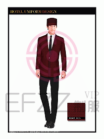 酒店門童保安行李生制服設計987