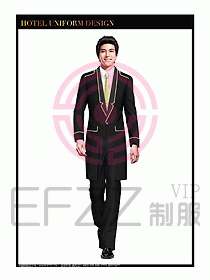 酒店門童保安行李生制服設計991