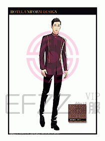 酒店門童保安行李生制服設(shè)計996