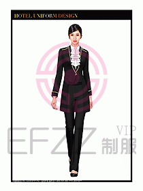 酒店門童保安行李生制服設(shè)計994