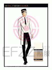 酒店門童保安行李生制服設(shè)計(jì)1004