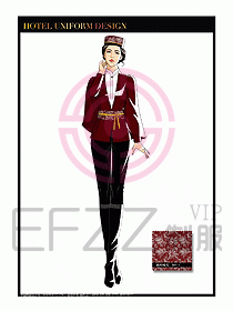 酒店門童保安行李生制服設(shè)計1011