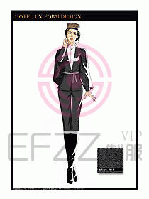 酒店門童保安行李生制服設(shè)計1013