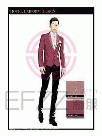 酒店門童保安行李生制服設(shè)計(jì)1014