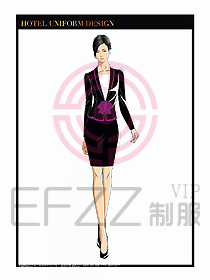 酒店總臺(tái)大堂服務(wù)員制服817