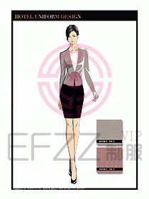 酒店總臺大堂服務(wù)員制服818