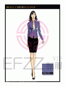 酒店總臺大堂服務(wù)員制服828