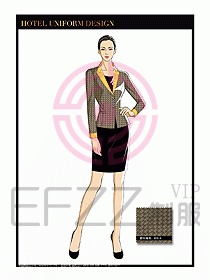 酒店總臺(tái)大堂服務(wù)員制服832