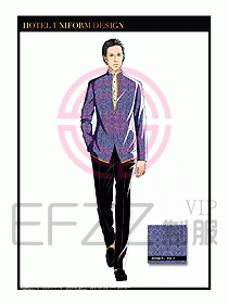 酒店總臺大堂服務(wù)員制服836