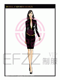 酒店總臺大堂服務(wù)員制服851