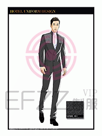 酒店總臺大堂服務(wù)員制服848