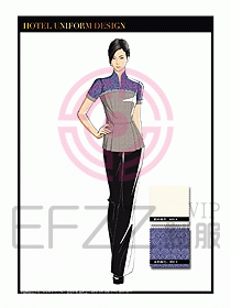 酒店中餐服務(wù)員制服設(shè)計1618