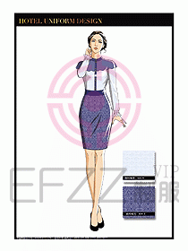 酒店中餐服務(wù)員制服設(shè)計1620