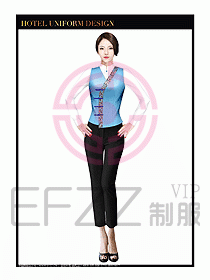 餐飲中餐傳菜員制服設(shè)計(jì)102