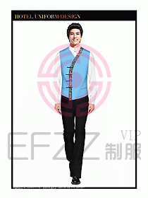 餐飲中餐傳菜員制服設(shè)計103