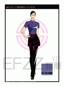 餐飲中餐傳菜員制服設(shè)計109