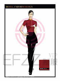 餐飲中餐傳菜員制服設(shè)計(jì)110