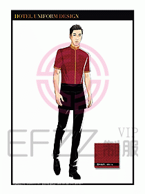 餐飲中餐傳菜員制服設(shè)計(jì)107