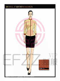 餐飲中餐傳菜員制服設(shè)計(jì)115