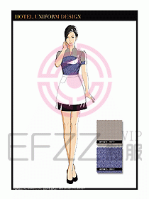 餐飲中餐傳菜員制服設(shè)計117