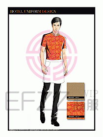 餐飲中餐傳菜員制服設(shè)計(jì)119