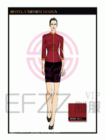 餐飲中餐傳菜員制服設(shè)計122