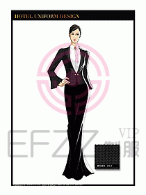 酒店制服西餐咨客服裝設(shè)計(jì)450