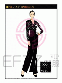 酒店制服西餐咨客服裝設(shè)計(jì)452
