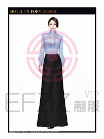 酒店制服西餐咨客服裝設(shè)計(jì)463